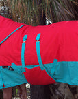 Hilason 1200D Waterproof Winter Horse Turnout Blanket Neckcover Belly Wrap