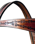 HILASON Western Horse Headstall Breast Collar Set Tack Genuine American Leather