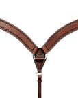 HILASON Western Horse Headstall Breast Collar Set Tack Genuine American Leather
