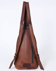American Darling ADBG1182A Sling Hand Tooled Saddle Blanket Genuine Leather Women Bag Western Handbag Purse