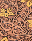 American Darling Jewelry Case Hand Tooled Hair-On Genuine Leather Women Bag Western Handbag Purse