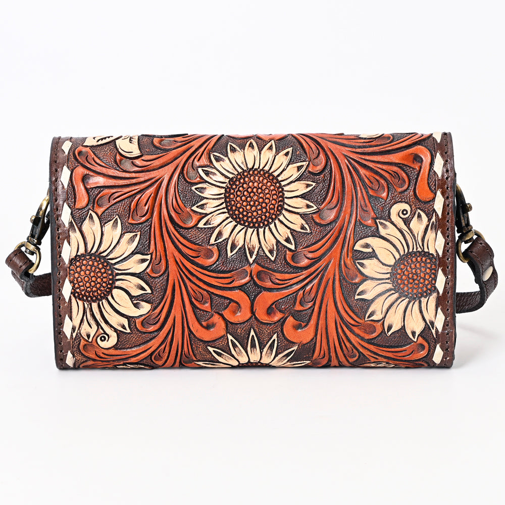 ADBGA379 American Darling Hand Tooled Genuine Leather Women Bag Western Handbag Purse