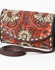 ADBGA379 American Darling Hand Tooled Genuine Leather Women Bag Western Handbag Purse