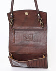 ADBGA382 American Darling Hand Tooled Genuine Leather Women Bag Western Handbag Purse
