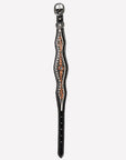 HIlason Genuine Leather Dog Collar Hand Tooled