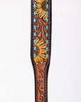 HILASON Western Genuine Leather Heavy Duty Hand Painted Dog Collar