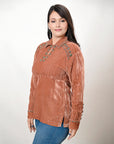 American Darling Velvet Women shirt dress Tunic Ladies girl Top