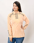 American Darling Velvet Women shirt dress Tunic Ladies girl Top