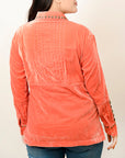 American Darling Velvet Women shirt dress Tunic Ladies girl Top