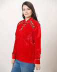 American Darling Velvet Women shirt dress Tunic Ladies girl Top