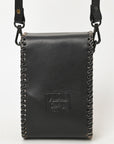 American Darling Cell Phone Holder Hand Tooled Genuine Leather Women Bag Western Handbag