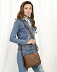 American Darling Cross Body I Hand Tooled Genuine Leather Women Bag Western Handbag Purse
