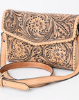 American Darling Hand Tooled Genuine Leather Women Bag Western Handbag Purse