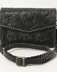 American Darling Hand Tooled Genuine Leather Women Bag Western Handbag Purse