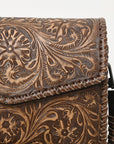 American Darling Hand Tooled Genuine Leather Women Bag Western Handbag Purse