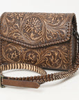 American Darling Hand Tooled Genuine Leather Women Bag Western Handbag Purse
