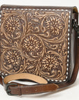 American Darling Hand Tooled Genuine Leather Women Bag Western Handbag Purse