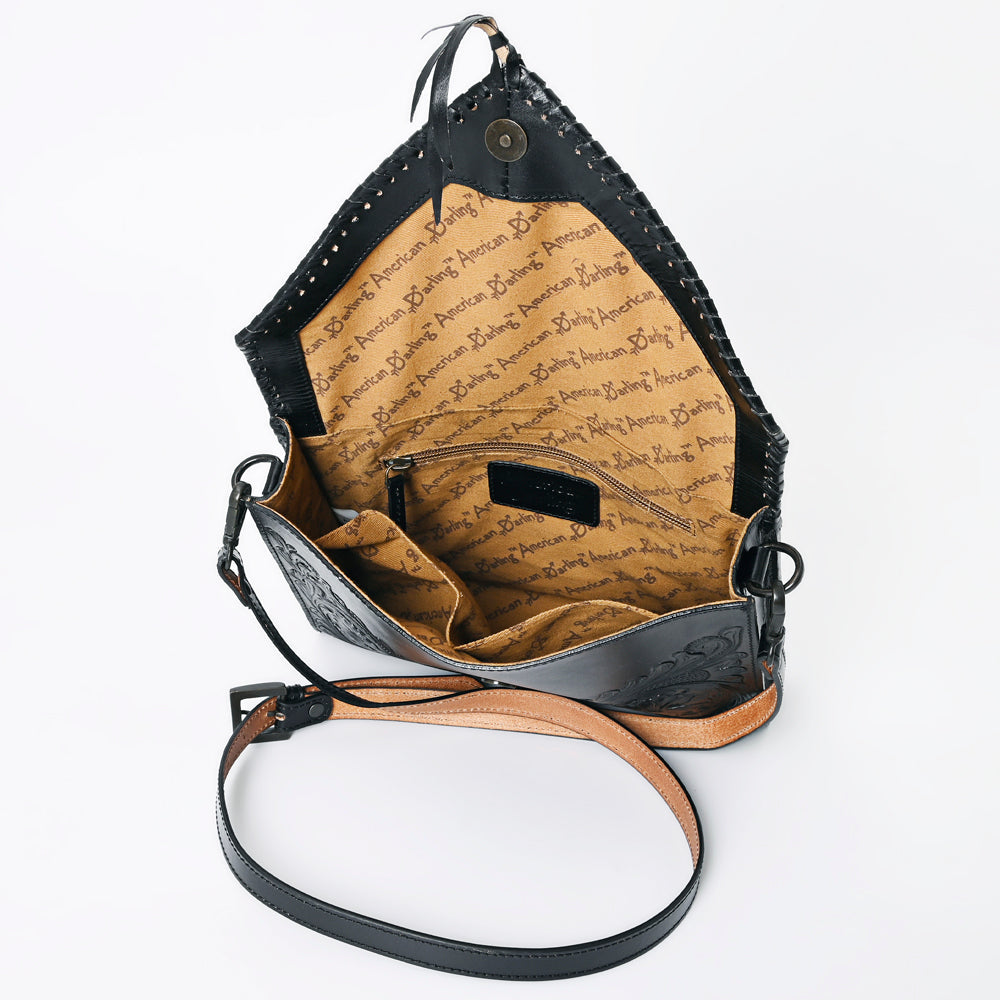 American Darling Hand Tooled Genuine Leather Women Bag Western Handbag Purse