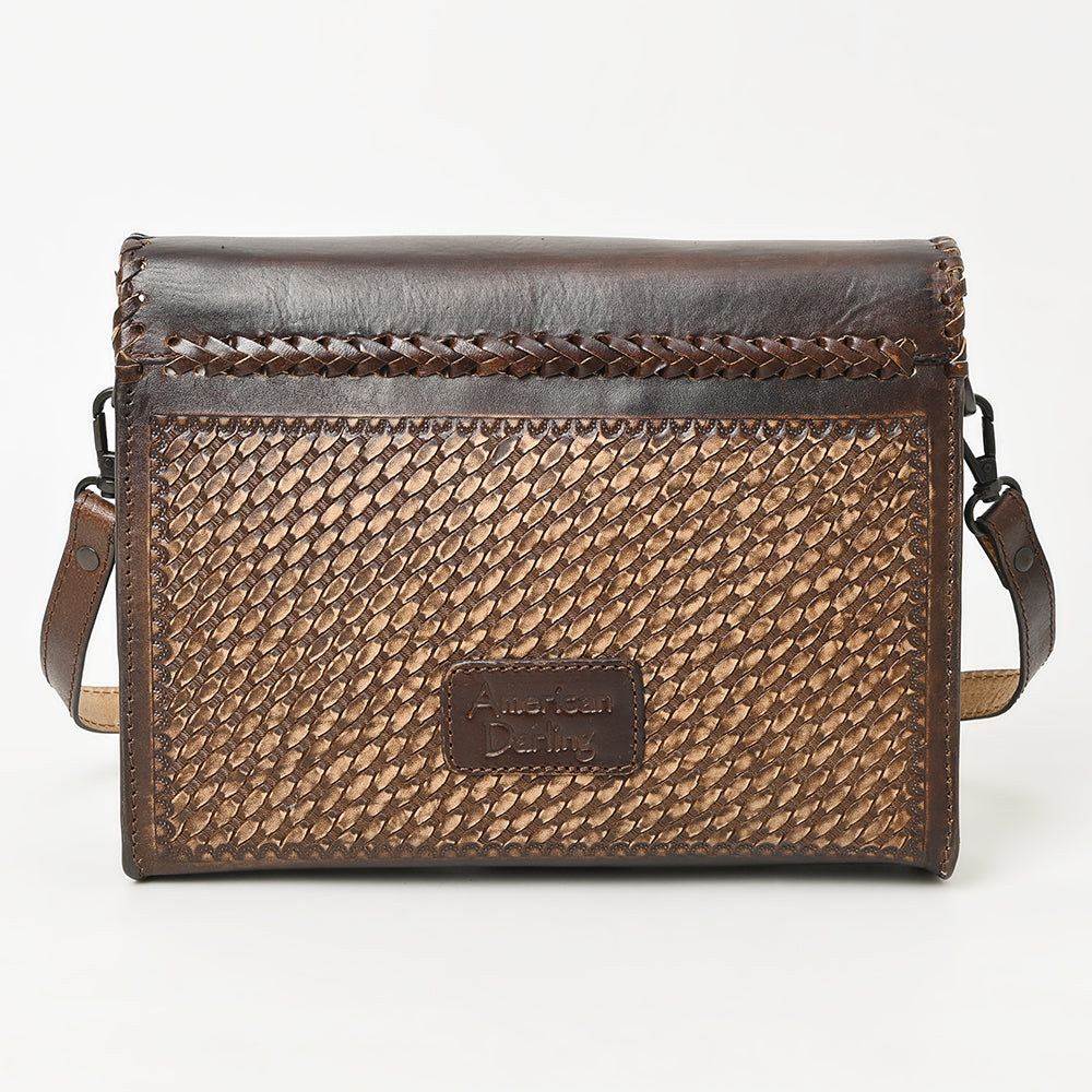 American Darling Hand Tooled Genuine Leather Women Bag Western Handbag Purse
