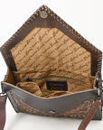 American Darling Hand Tooled Genuine Leather Women Bag Western Handbag Purse