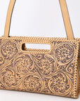 American Darling Clutch Hand Tooled Genuine Leather women bag western handbag purse