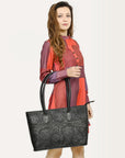 American Darling TOTE Hand Tooled Genuine Leather women bag western handbag purse