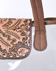 American Darling Hand Tooled Genuine Leather Women Bag Western Handbag Purse