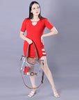 American Darling Hand Tooled Genuine Leather Women Bag Western Handbag Purse