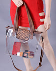 American Darling Hand Tooled Genuine Leather Women Bag Western Handbag Purse