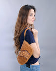 ADGC105 American Darling Hand Tooled Genuine Leather Women Bag Western Handbag Purse
