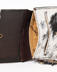 American Darling Hand Tooled Hair On Genuine Leather Women Bag Western Handbag Purse
