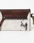 American Darling Hand Tooled Hair On Genuine Leather Women Bag Western Handbag Purse