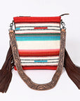 American Darling ADBGS192BZ Messenger Saddle Blanket Genuine Leather Women Bag Western Handbag Purse