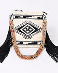American Darling ADBGS192CA Messenger Saddle Blanket Genuine Leather Women Bag Western Handbag Purse