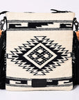 American Darling ADBGS192CA Messenger Saddle Blanket Genuine Leather Women Bag Western Handbag Purse