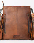 American Darling ADBGS192CB Messenger Hair-On Genuine Leather Women Bag Western Handbag Purse