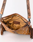 American Darling ADBGS192CB Messenger Hair-On Genuine Leather Women Bag Western Handbag Purse