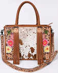 American Darling Briefcase Hand Tooled Saddle Blanket Genuine Leather women bag western handbag purse