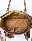 American Darling Briefcase Hand Tooled Saddle Blanket Genuine Leather women bag western handbag purse