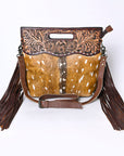 American Darling Clutch Hand Tooled Saddle Blanket Fabric Genuine Leather Western Women Bag Handbag Purse | Purses for Cute