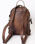 American Darling Hand Tooled Hair On Genuine Leather Women Bag Western Handbag Purse