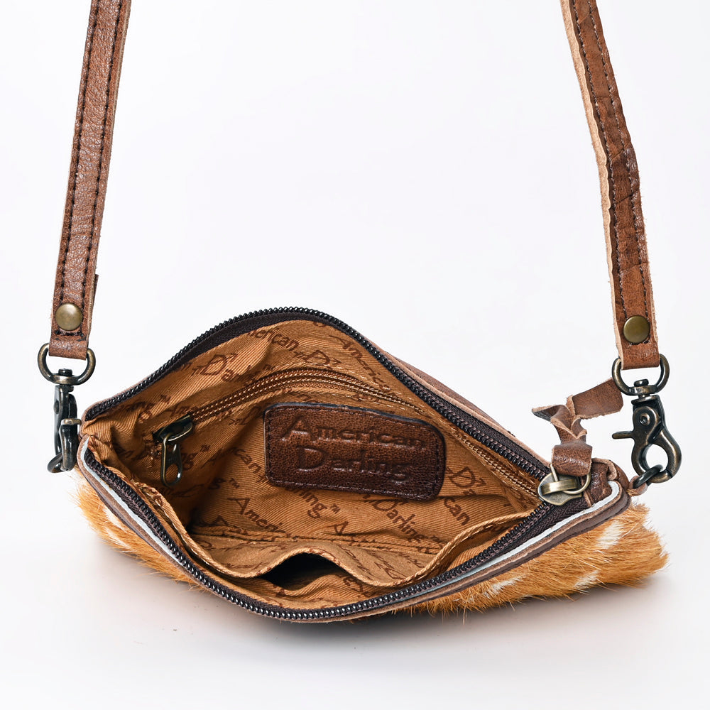 American Darling Small Crossbody Hair On Genuine Leather Women Bag Western Handbag Purse