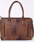 American Darling Briefcase Hair-On Genuine Leather Women Bag Western Handbag Purse