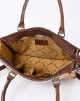 American Darling Briefcase Hair-On Genuine Leather Women Bag Western Handbag Purse