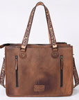 American Darling ADBG1033A Tote Saddle Blanket Genuine Leather women bag western handbag purse