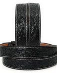 American Darling ADBLF215-L Beautifully Hand Tooled Genuine American Leather Belt Men and  Women