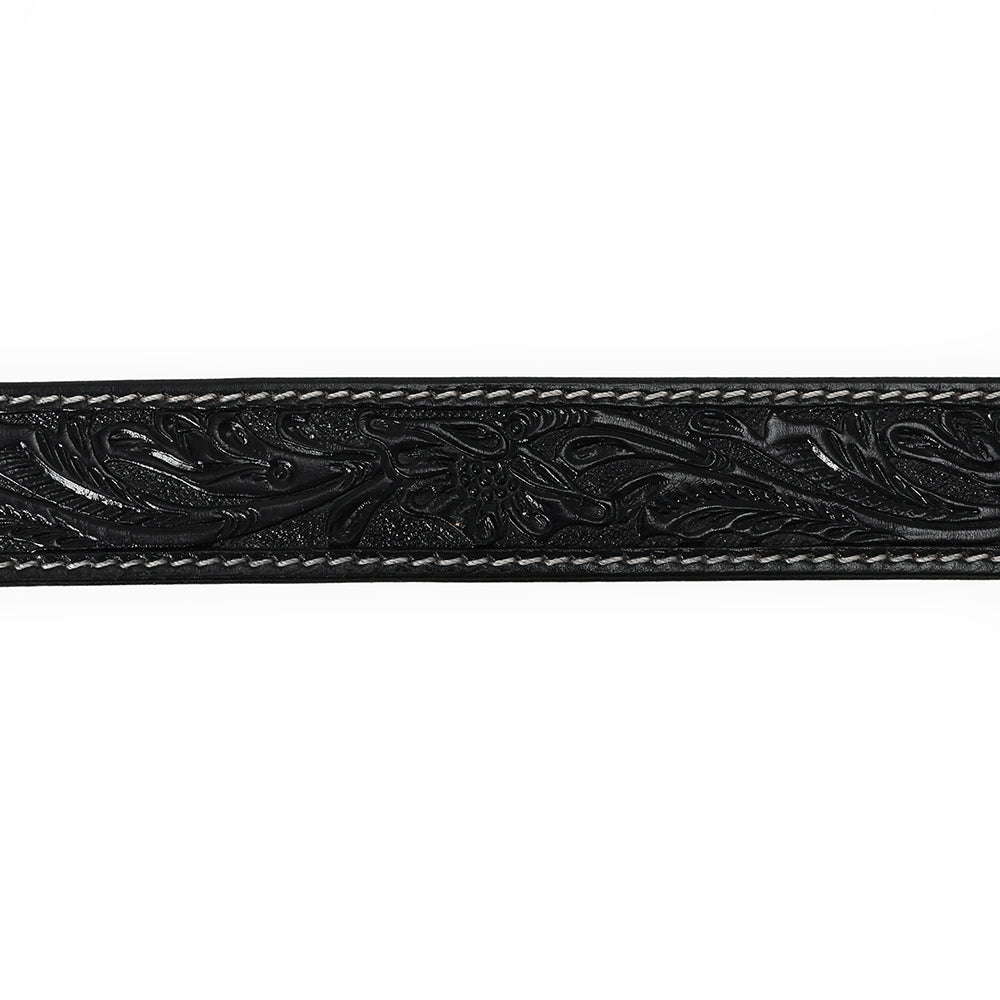 American Darling ADBLF215-L Beautifully Hand Tooled Genuine American Leather Belt Men and  Women