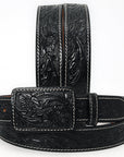 American Darling ADBLF215-L Beautifully Hand Tooled Genuine American Leather Belt Men and  Women