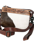 SKBZ103 Ohlay Western Genuine Hair-On Leather Hand Tooled Women Crossbody Bags