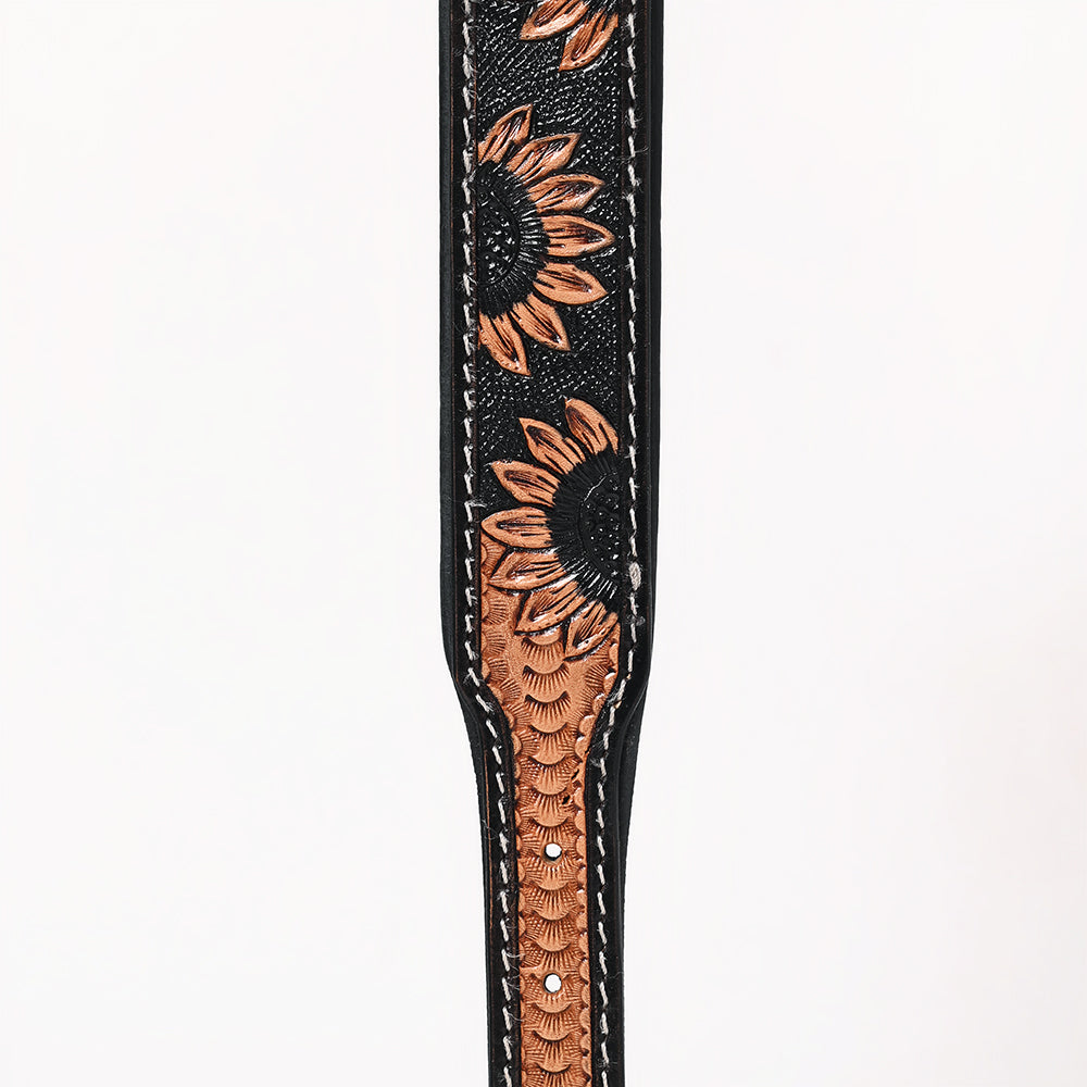 HILASON Western Genuine Leather Heavy Duty Hand Painted Dog Collar